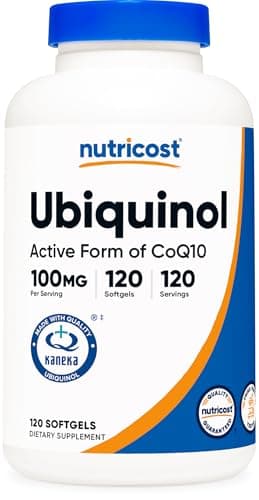 Nutricost Ubiquinol Softgels (100mg Per Serving) 120 Softgels