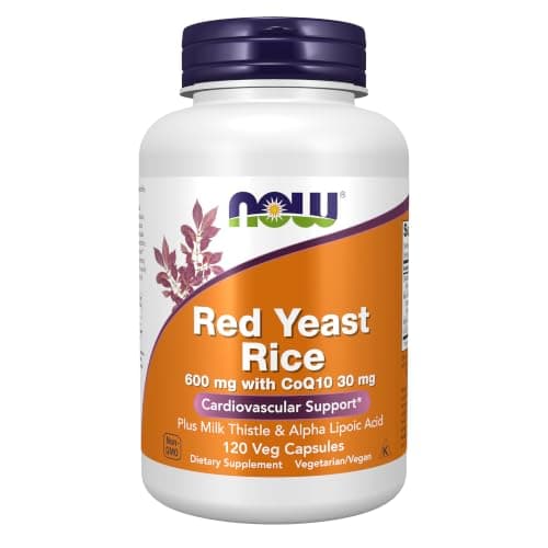 NOW Foods Supplements, Red Yeast Rice with CoQ10, plus Milk…