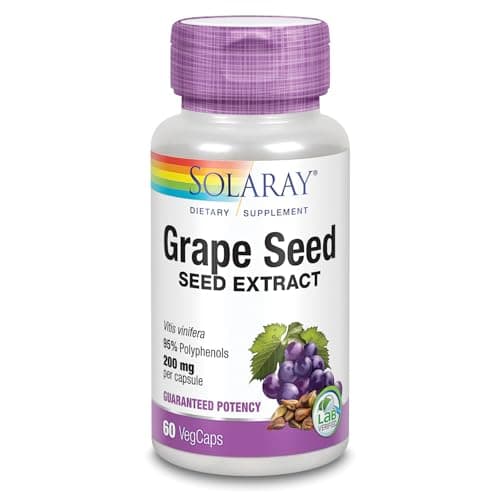 SOLARAY Grape Seed Extract 200 mg Plus Bioflavonoid Complex…