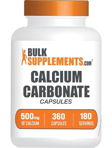 BulkSupplements.com Calcium Carbonate Capsules - Calcium…