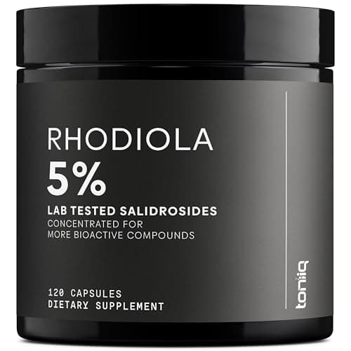 Toniiq Triple-Strength 600mg Rhodiola Rosea - 120 Capsules…