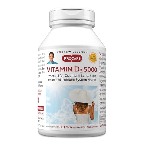 Andrew Lessman Vitamin D3 5000 IU 150 Capsules - High Potency
