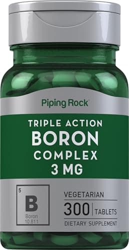 Piping Rock Boron Supplement for Men and Women | 3mg | 300…