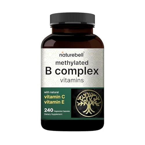 NatureBell Methylated B Complex Vitamins - 240 Vegetarian…