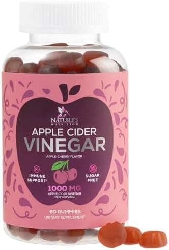 Apple Cider Vinegar Gummies 1000mg Per Serving - Sugar Free…