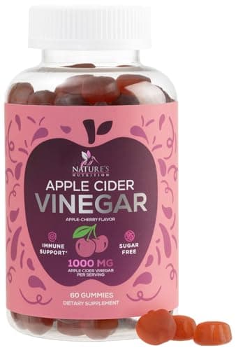 Apple Cider Vinegar Gummies 1000mg Per Serving - Sugar Free…