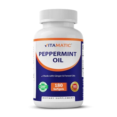 Vitamatic Peppermint Oil Gel with Ginger & Fennel Oils