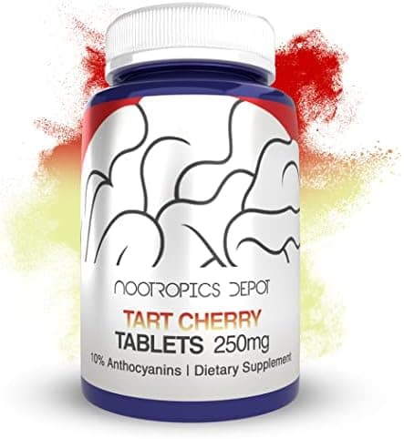 Nootropics Depot Tart Cherry Extract Tablets | 250mg | 60…