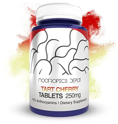 Nootropics Depot Tart Cherry Extract Tablets | 250mg | 60…