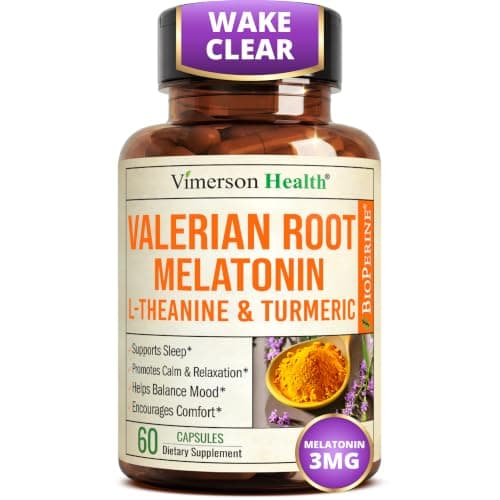 Melatonin 3mg + Valerian Root for Sleep