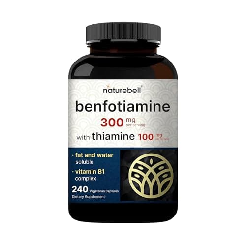 NatureBell Benfotiamine with Thiamine - 240 Vegetarian…