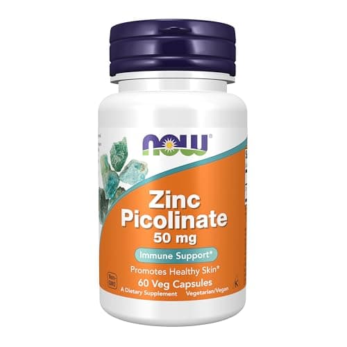 NOW Foods Supplements, Zinc Picolinate 50 mg, Supports Enzyme…