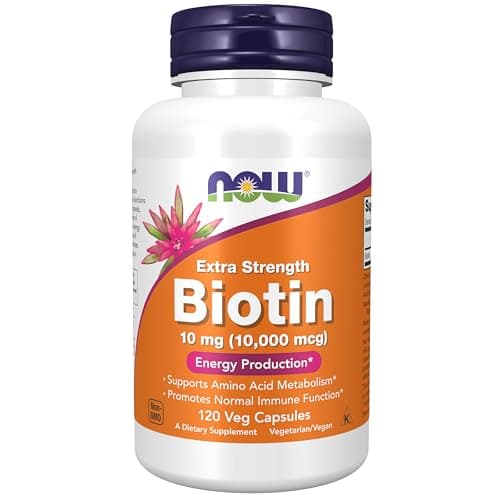 NOW Foods Supplements, Biotin 10 mg (10,000 mcg), Extra…