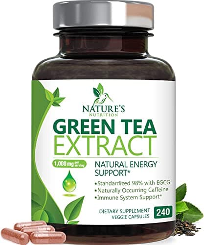 Green Tea Extract Capsules - 3X Strength Green Tea Extract…