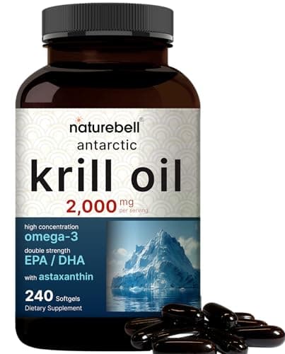 NatureBell Antarctic Krill Oil 2000mg Supplement