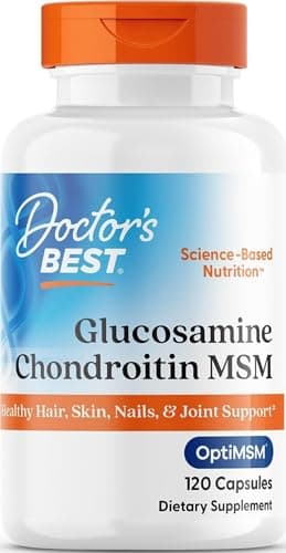 Doctor's Best Glucosamine Chondroitin Msm with OptiMSM…