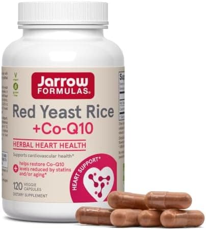Jarrow Red Yeast Rice 1200 mg with CoQ10 100mg (Q10)