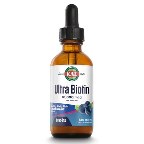 KAL Ultra Biotin 10000mcg DropIns - Liquid Biotin Drops…