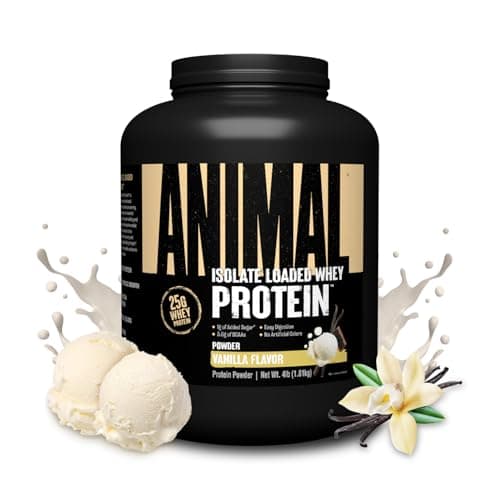 Animal Whey Isolate Protein Powder - Loaded for Pre & Post…
