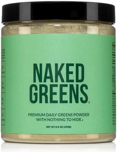 NAKED Super Greens Powder Organic Greens Supplement - Only 10…