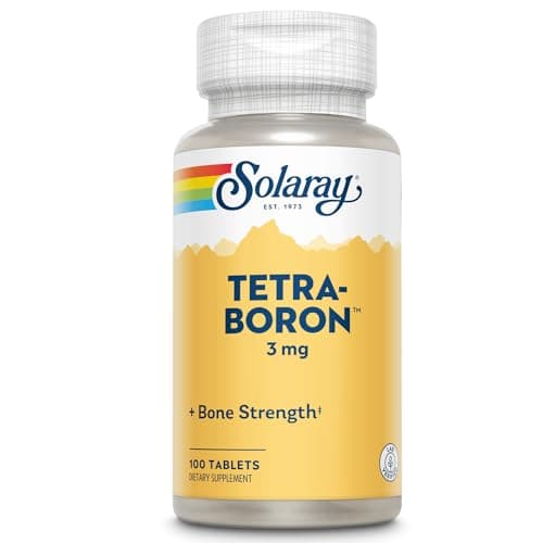 Solaray Tetra Boron 3mg Tablets | 100 Count