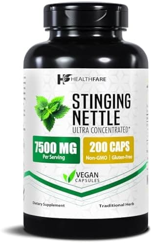 Healthfare Stinging Nettle Root Extract | 200 Vegan Capsules…