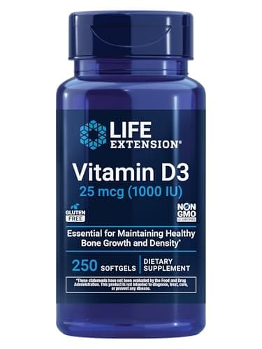 Life Extension Vitamin D3 25 mcg (1000 IU)