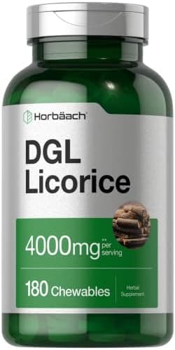 Horbäach DGL Licorice Supplement | 180 Chewable Tablets