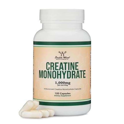 Creatine Monohydrate Capsules - 1g per Serving