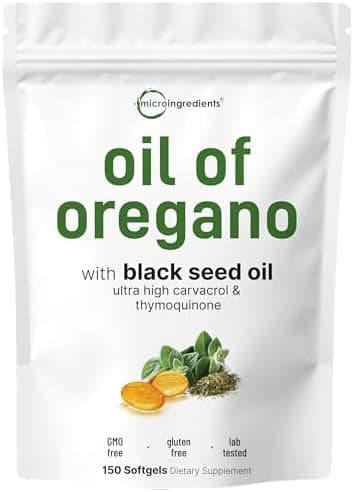 Micro Ingredients Oil of Oregano with Black Seed Oil