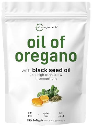 Micro Ingredients Oil of Oregano with Black Seed Oil