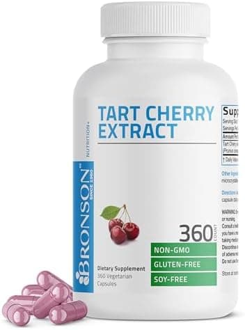Bronson Tart Cherry Extract Vegetarian Capsules…