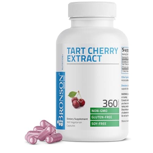 Bronson Tart Cherry Extract Vegetarian Capsules…