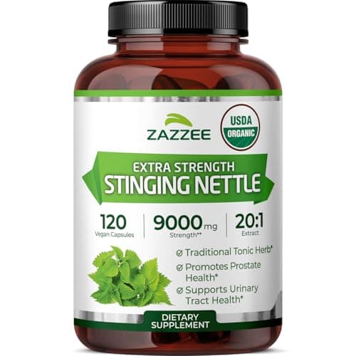 Zazzee USDA Organic Stinging Nettle Leaf 20:1 Extract