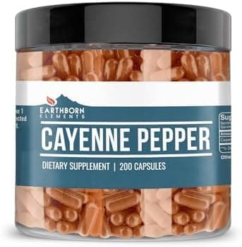 Earthborn Elements Cayenne Pepper 200 Capsules