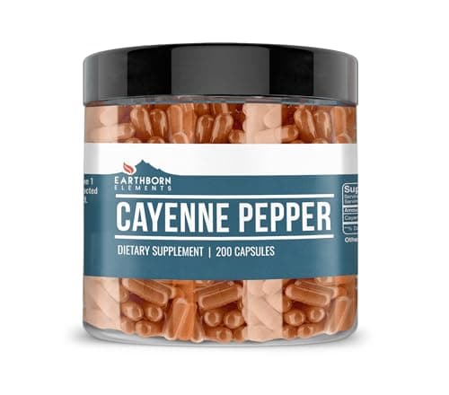 Earthborn Elements Cayenne Pepper 200 Capsules