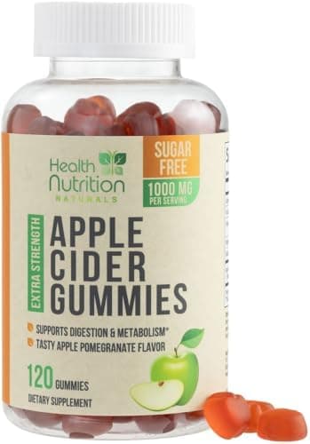 Apple Cider Vinegar Gummies Zero Sugar - Max Strength ACV…