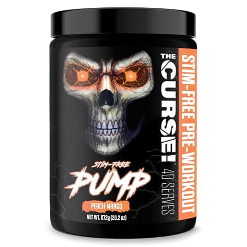 JNX SPORTS The Curse! Pump Pre Workout Powder - Stim-Free Pre…