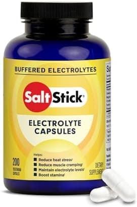 SaltStick Electrolyte Capsules Original 200 Count, Zero Sugar