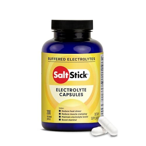 SaltStick Electrolyte Capsules Original 200 Count, Zero Sugar
