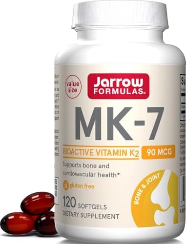 Jarrow Formulas MK-7 90 mcg - Bioactive Form of Vitamin K2-120…