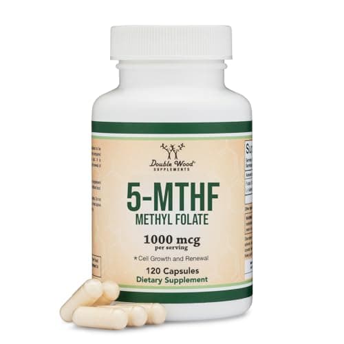 Methylfolate 1,000mcg, 120 Capsules (Third Party Tested Methyl…