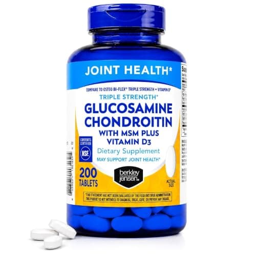 Berkley Jensen Glucosamine Chondroitin Triple Strength Complex…