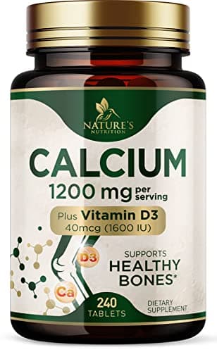 Calcium 1200 mg with Vitamin D3 - Per Serving - Bone Health…