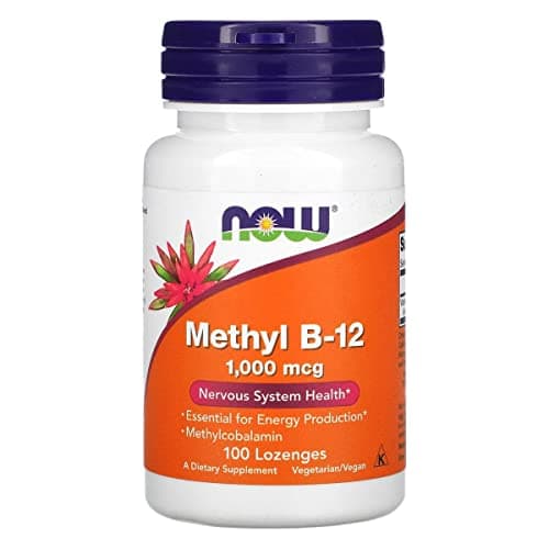 Methyl B-12 1000mcg, 200 Lozenges (2 Packs of 100 lozenges)
