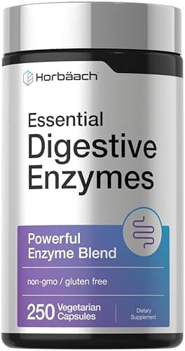 Horbäach Essential Digestive Enzymes | 250 Capsules | Powerful…