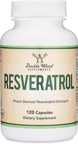 Resveratrol 500mg, 50% Trans 250mg, Antioxidant + Heart, 120…