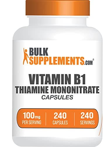 BulkSupplements.com Thiamine Mononitrate Capsules - as Vitamin…
