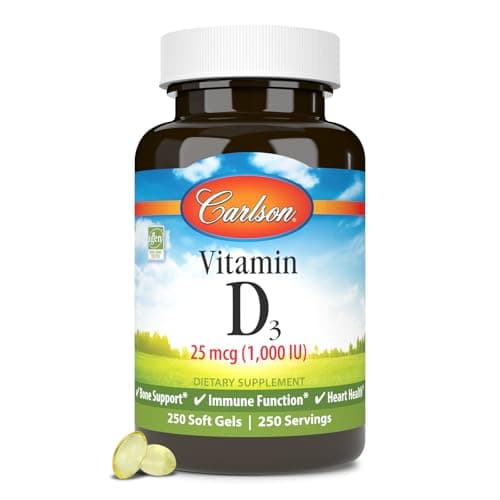 Carlson - Vitamin D3, 1000 IU (25 mcg), Bone Health, Muscle…