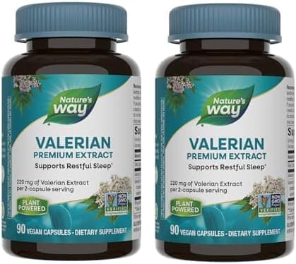 Nature's Way Valerian Premium Extract - 220 mg of Valerian…